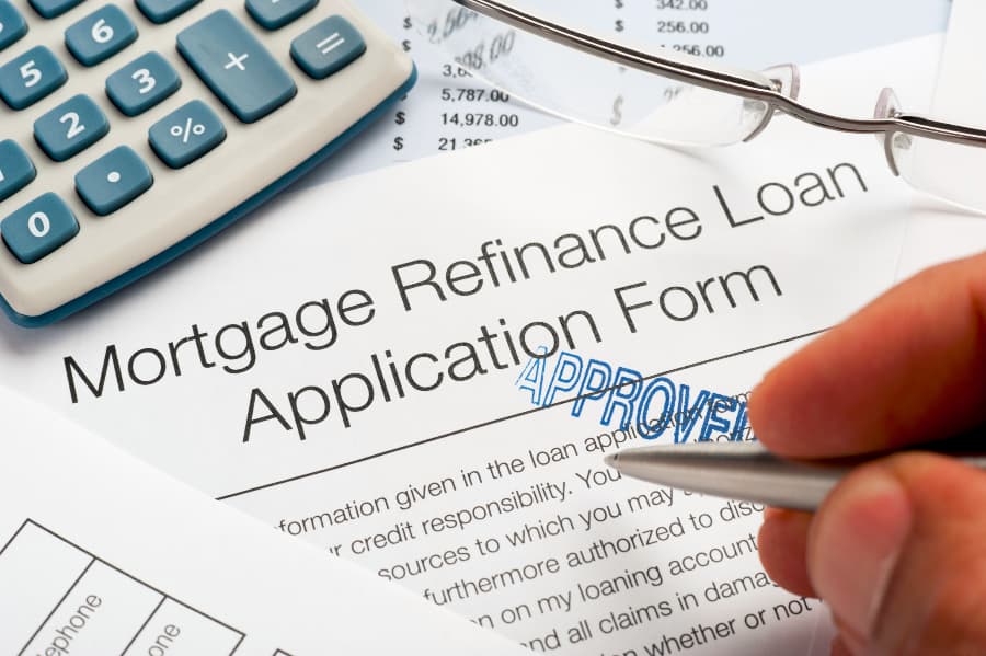 Approved mortgage refinance application